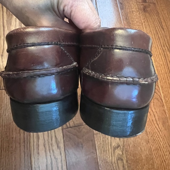 Vintage Polo Ralph Lauren Mens Burgundy Leather Kiltie Tassel Loafers Sz 10.5 D - Picture 6 of 13